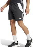 Adidas PERFORMANCE Pantaloni scurti din amestec de bumbac pentru fotbal TIRO24 - Alb/Negru