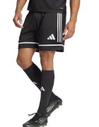 Adidas PERFORMANCE Pantaloni scurti pentru fotbal Squadra 25 - Negru stins/Alb murdar