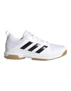Adidas PERFORMANCE Pantofi de piele ecologica cu garnituri de plasa pentru baseball Ligra 7 - Alb/Negru