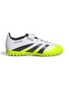 Adidas PERFORMANCE Pantofi pentru fotbal cu velcro Predator Club - Negru stins/Verde electric/Alb optic