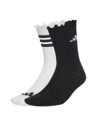 Adidas PERFORMANCE Set 2 perechi unisex de sosete Glow - Alb/Negru
