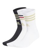 Adidas PERFORMANCE Set de sosete lungi unisex - 3 perechi - Alb/Negru/Bej