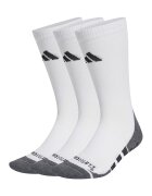 Adidas PERFORMANCE Set de sosete pentru fitness - 3 perechi - Negru stins/Alb optic