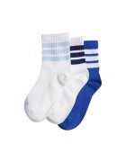 Adidas PERFORMANCE Set de sosete scurte - 3 perechi - Alb/Albastru royal