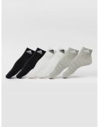Adidas PERFORMANCE Set de sosete unisex - pana la glezna - 6 perechi - Alb/Negru/Gri