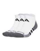 Adidas PERFORMANCE Set de sosete unisex - pentru fitness - 3 perechi - Negru stins/Alb optic