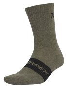 Adidas PERFORMANCE Sosete din amestec de bumbac pentru drumetii Terrex - Negru/Kaki