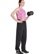 Adidas PERFORMANCE Top crop cu model pentru fitness - Roz pastel/Alb optic