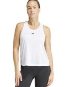Adidas PERFORMANCE Top cu decupaj pe partea din spate - pentru fitness - Alb optic