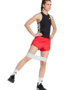 Adidas PERFORMANCE Top slim fit cu model cu 3 dungi pentru antrenament - Alb/Negru