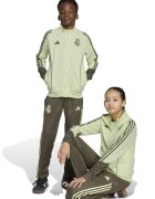 Adidas PERFORMANCE Trening cu buzunare si logo pentru fotbal Real Madrid - Kaki/Verde deschis