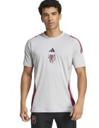Adidas PERFORMANCE Tricou cu decolteu la baza gatului pentru fotbal Jude Bellingham - Negru/Rosu inchis/Alb murdar