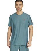 Adidas PERFORMANCE Tricou cu decolteu rotund pentru alergare - Verde persan
