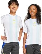 Adidas PERFORMANCE Tricou cu model pentru fotbal Messi - Alb/Albastru glaciar