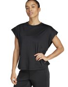 Adidas PERFORMANCE Tricou cu slit pe partea din spate pentru yoga - Negru