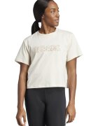 Adidas PERFORMANCE Tricou de bumbac pentru drumetii - Alb murdar