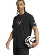 Adidas PERFORMANCE Tricou de bumbac pentru fotbal Messi - Negru