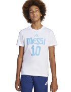 Adidas PERFORMANCE Tricou pentru fotbal Messi - Alb/Albastru deschis