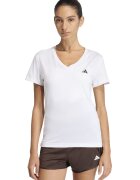 Adidas PERFORMANCE Tricou slim fit cu decolteu in V - pentru fitness Essentials - Alb