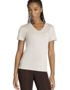 Adidas PERFORMANCE Tricou slim fit cu decolteu in V - pentru fitness Essentials - Alb fildes