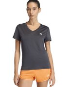 Adidas PERFORMANCE Tricou slim fit cu decolteu in V - pentru fitness Essentials - Negru