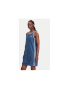 adidas Rochie scurta din denim cu decolteu rotund