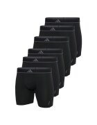 adidas Set de boxeri cu banda logo elastica - 6 perechi - Negru