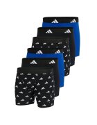 adidas Set de boxeri cu banda logo in talie - 6 perechi - Alb/Negru/Albastru