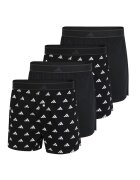 adidas Set de boxeri cu model si uni - 4 perechi - Alb/Negru