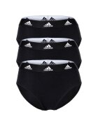 adidas Set de chiloti hipster cu banda elastica - 3 perechi - Negru