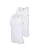 adidas Set de topuri slim fit cu logo - 2 piese - Alb