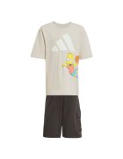 adidas Set de tricou si pantaloni scurti cu logo