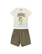 adidas Set tricou si pantaloni scurti cu print