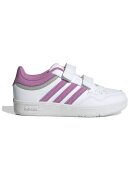 ADIDAS SPORTSWEAR adidas Performance - Pantofi sport din piele ecologica cu velcri Hoops 4.0 - Alb/Violet