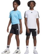 ADIDAS SPORTSWEAR Bermude cu buzunare laterale - talie elastica si logo - Alb/Negru