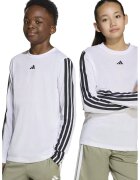 ADIDAS SPORTSWEAR Bluza cu benzi logo contrastante - Alb/Negru