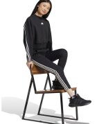 ADIDAS SPORTSWEAR Bluza de trening crop cu decolteu la baza gatului - Alb/Negru