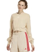 ADIDAS SPORTSWEAR Bluza de trening cu croiala crop si decolteu in V Stadium - Bej