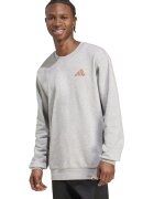 ADIDAS SPORTSWEAR Bluza de trening cu imprimeu grafic pe partea din spate - Portocaliu mandarina/Gri deschis melange/Albastru