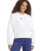 ADIDAS SPORTSWEAR Bluza de trening lejera cu captuseala calduroasa - Negru stins/Alb optic