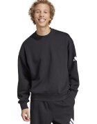 ADIDAS SPORTSWEAR Bluza de trening supradimensionata Essentials - Alb/Negru