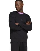 ADIDAS SPORTSWEAR Bluza lejera de trening din bumbac ALL SZN - Negru