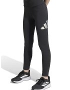 ADIDAS SPORTSWEAR Colanti cu talie inalta si logo - Negru