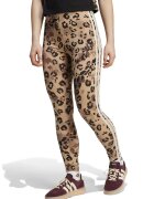 ADIDAS SPORTSWEAR Colanti din amestec de bumbac cu detaliu logo - Maro inchis/Maro camel
