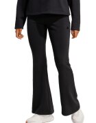 ADIDAS SPORTSWEAR Colanti evazati cu talie inalta Essentials - Negru