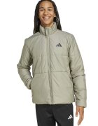ADIDAS SPORTSWEAR Geaca cu vatelina si guler inalt - Negru/Grej