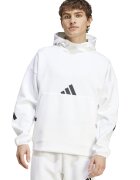ADIDAS SPORTSWEAR Hanorac cu buzunar kangaroo Z.N.E. - Alb