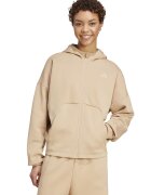 ADIDAS SPORTSWEAR Hanorac cu fermoar si maneci cazute - Maro camel