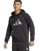 ADIDAS SPORTSWEAR Hanorac cu imprimeu logo - Gri/Negru stins