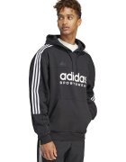 ADIDAS SPORTSWEAR Hanorac cu imprimeu logo - Negru